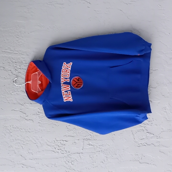 Adidas Official New York Knicks Hooded Sweat Shirt